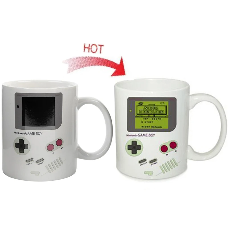 Creative Game Boy Color Change Mug Ceramic Coffee Tea Mug Personalized Fun Cups for Boy Friend
Creative Game Boy Color Change Mug Ceramic Coffee Tea Mug Personalized Fun Cups for Boy Friend