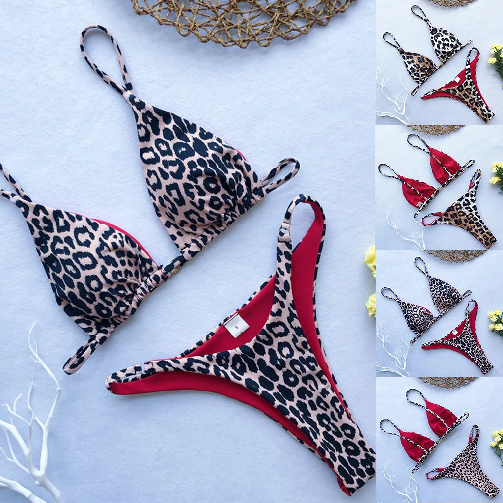 Printed Leopard Brown Beige High Waist Women's Bikini Set Micro Thong Swimsuit Two Pieces Filled Bra Swimwear Beachwear Summer
Printed Leopard Brown Beige High Waist Women's Bikini Set Micro Thong Swimsuit Two Pieces Filled Bra Swimwear Beachwear Summer