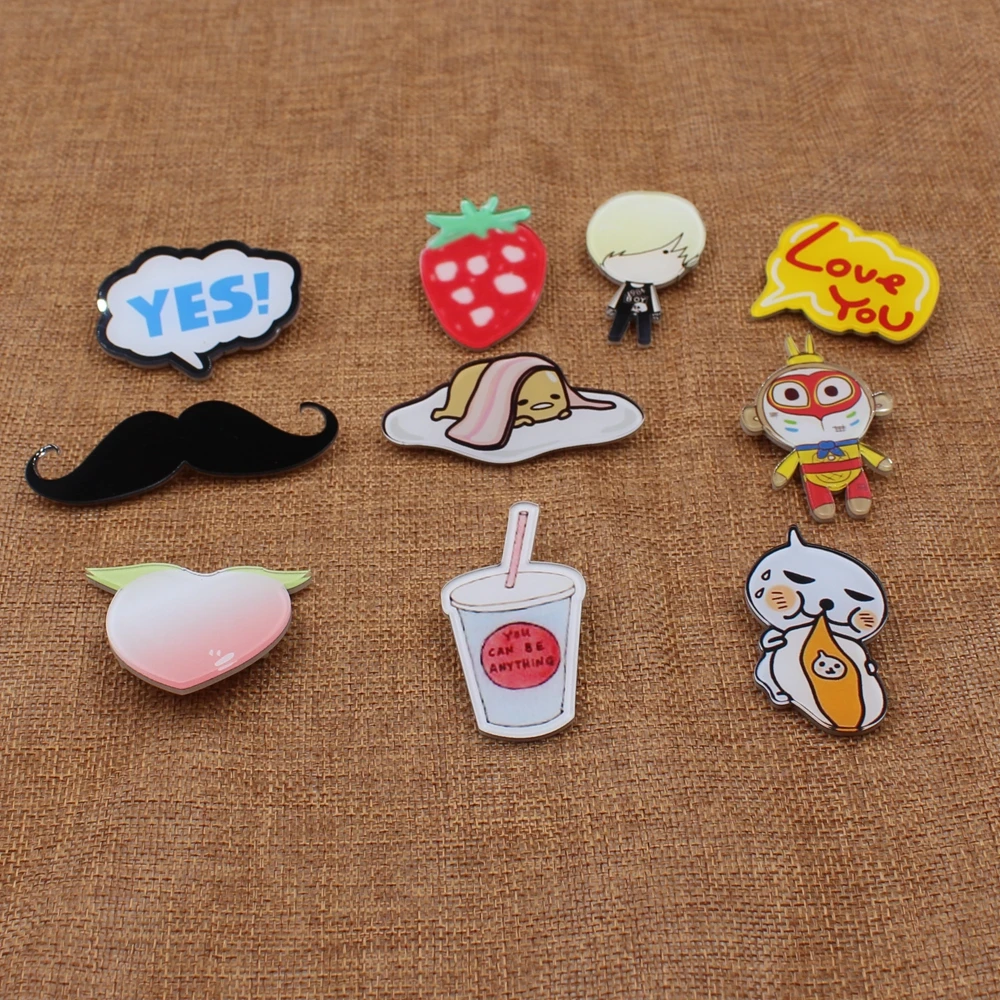 1pcs cartoon clothing badge card wah ya acrylic badge backpack on the logo icon on the badge lady pin
1pcs cartoon clothing badge card wah ya acrylic badge backpack on the logo icon on the badge lady pin