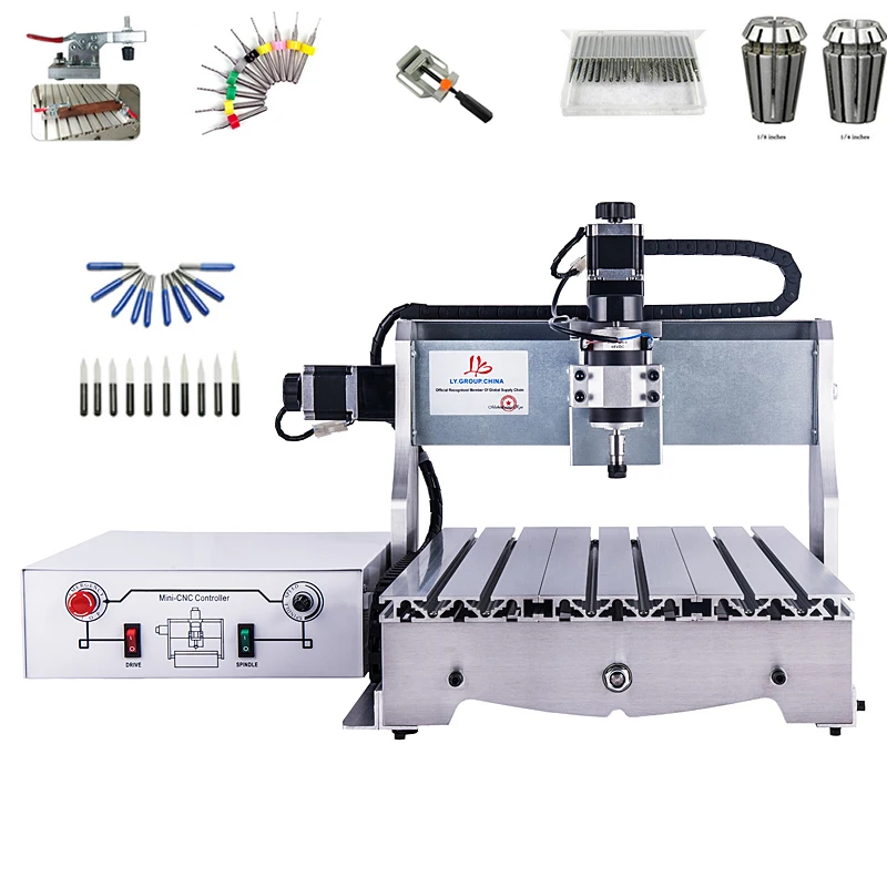 cnc engrave machine 3040 300W spindle with 4pcs clamp wood router and cutter collet clamp vise drilling kits
cnc engrave machine 3040 300W spindle with 4pcs clamp wood router and cutter collet clamp vise drilling kits