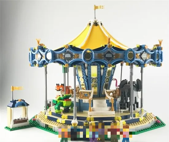 2705Pcs Genuine Street The New Carousel Set Children Building Blocks Bricks Boy Toys Model Compatible Lepins Christmas Gifts
2705Pcs Genuine Street The New Carousel Set Children Building Blocks Bricks Boy Toys Model Compatible Lepins Christmas Gifts