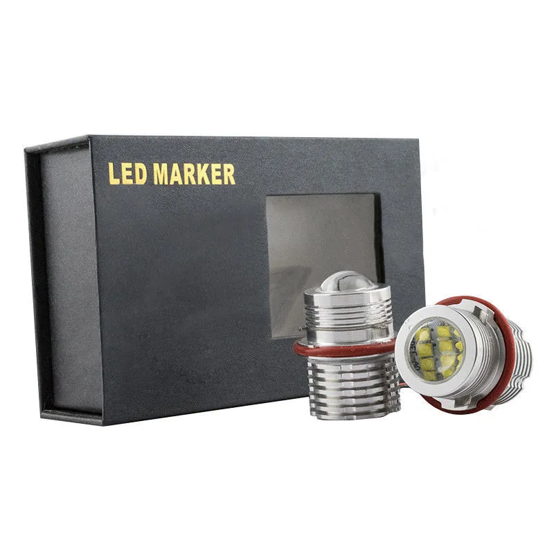 2pcs/set 120W LED Angel Eyes Marker Light Bulb Error Free for B-M-W E39 E60 E63 E53