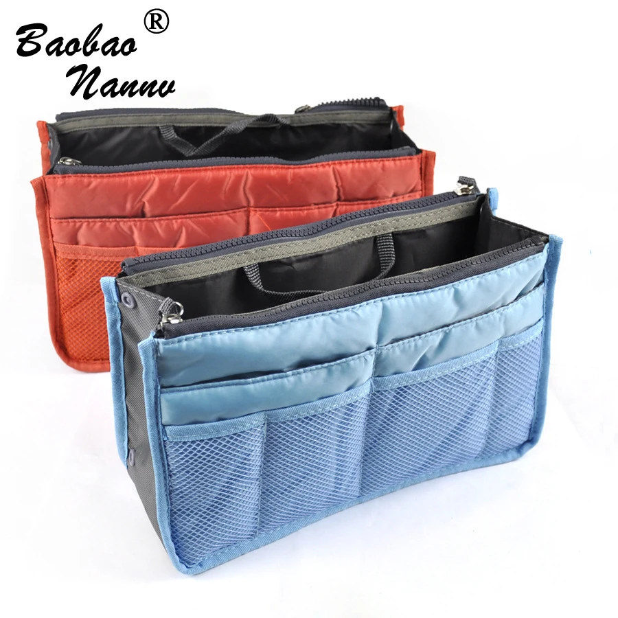 

14 Colors Multi Functional Travel Bag For Women Men Casual Make up Organizer Bag Cosmetic Bags Storage Bag in bag Makeup Handbag