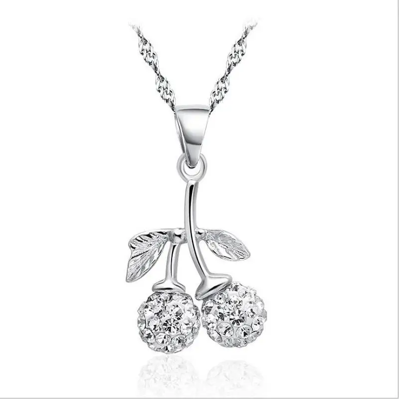 Everoyal Trendy Female Silver 925 Choker Necklace Jewelry Cute Crystal Ball Cherry Pendant Necklace For Women Accessories Gift
Everoyal Trendy Female Silver 925 Choker Necklace Jewelry Cute Crystal Ball Cherry Pendant Necklace For Women Accessories Gift