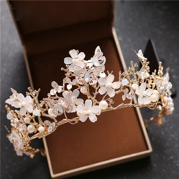 White Floral Tiara and Crown Butterfly Bridal Headpiece Tiaras Noiva Women diadem Wedding Hair Jewelry Rhinestone Headband
White Floral Tiara and Crown Butterfly Bridal Headpiece Tiaras Noiva Women diadem Wedding Hair Jewelry Rhinestone Headband