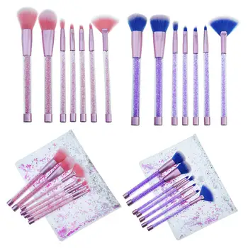 Beautiful Makeup Brush Eye Shadow Brush Foundation Brush Set with Crystal Rhinestone Quick Sand Shaped Handle For Woman
Beautiful Makeup Brush Eye Shadow Brush Foundation Brush Set with Crystal Rhinestone Quick Sand Shaped Handle For Woman