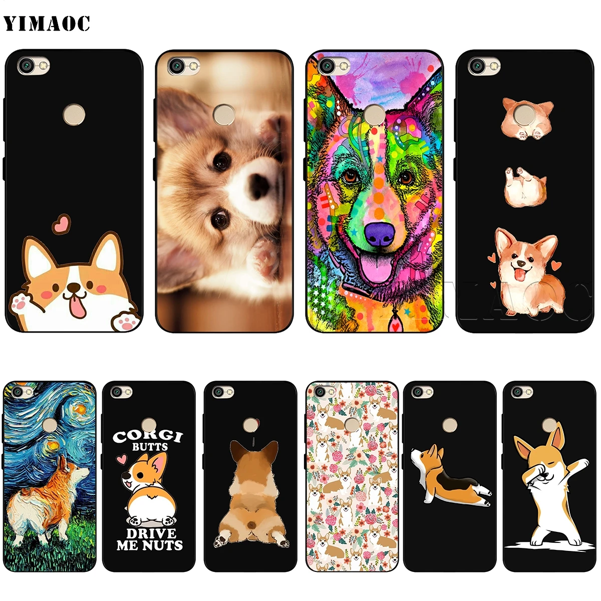 YIMAOC Cute Corgi Dog Soft TPU Case for Xiaomi Redmi mi Note MAX 3 6 6A 7 mi6 mi8 9 se a1 a2 Pro Lite go pocophone f1
YIMAOC Cute Corgi Dog Soft TPU Case for Xiaomi Redmi mi Note MAX 3 6 6A 7 mi6 mi8 9 se a1 a2 Pro Lite go pocophone f1