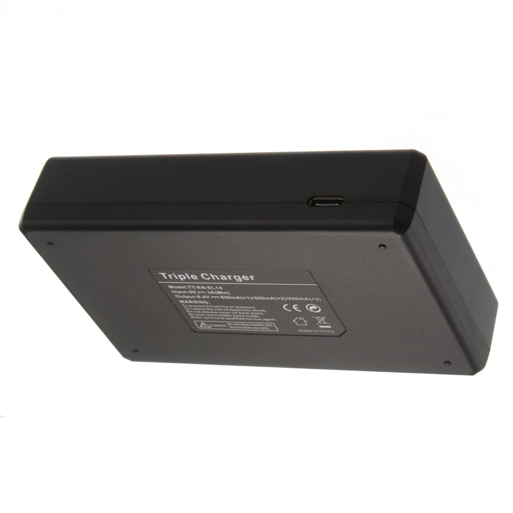 EN-EL14 трехканальное зарядное устройство для камеры LCD-3USB кабель для Nikon MH-24 D5600 D5500 D3400 Df P7800
EN-EL14 трехканальное зарядное устройство для камеры LCD-3USB кабель для Nikon MH-24 D5600 D5500 D3400 Df P7800