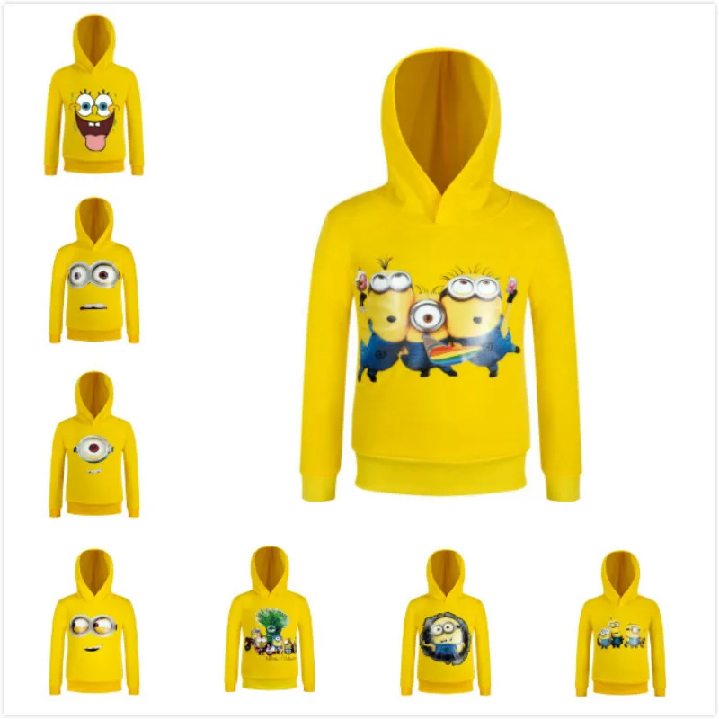 Spring Kids Clothes Minions Long Sleeved Baby Girls Clothing Boys T-Shirts Hoodies Coats Children Outerwear Casual Sweatshirts
Spring Kids Clothes Minions Long Sleeved Baby Girls Clothing Boys T-Shirts Hoodies Coats Children Outerwear Casual Sweatshirts