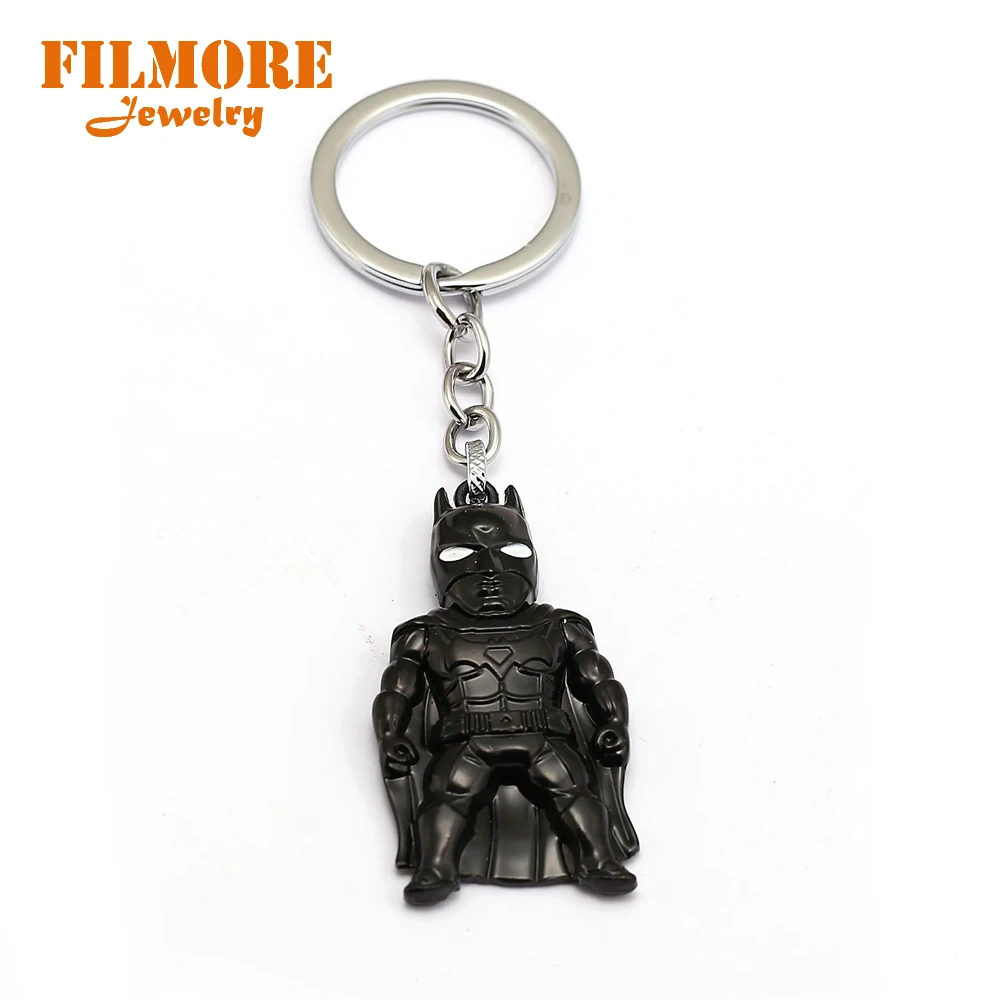 Filmore Fashion Cartoon 3D Black Batman Keychain The Marvel Super Hero Batman 3D Figure Pendant Keyring For Fans Wholesale
Filmore Fashion Cartoon 3D Black Batman Keychain The Marvel Super Hero Batman 3D Figure Pendant Keyring For Fans Wholesale