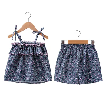 Girls Summer Suit 2019 Floral Printed Tops Shorts Set Children Sling Shirt And Pants 2 Pcs Girl Suit Girl Clothes Set 4-14Y Kids
Girls Summer Suit 2019 Floral Printed Tops Shorts Set Children Sling Shirt And Pants 2 Pcs Girl Suit Girl Clothes Set 4-14Y Kids