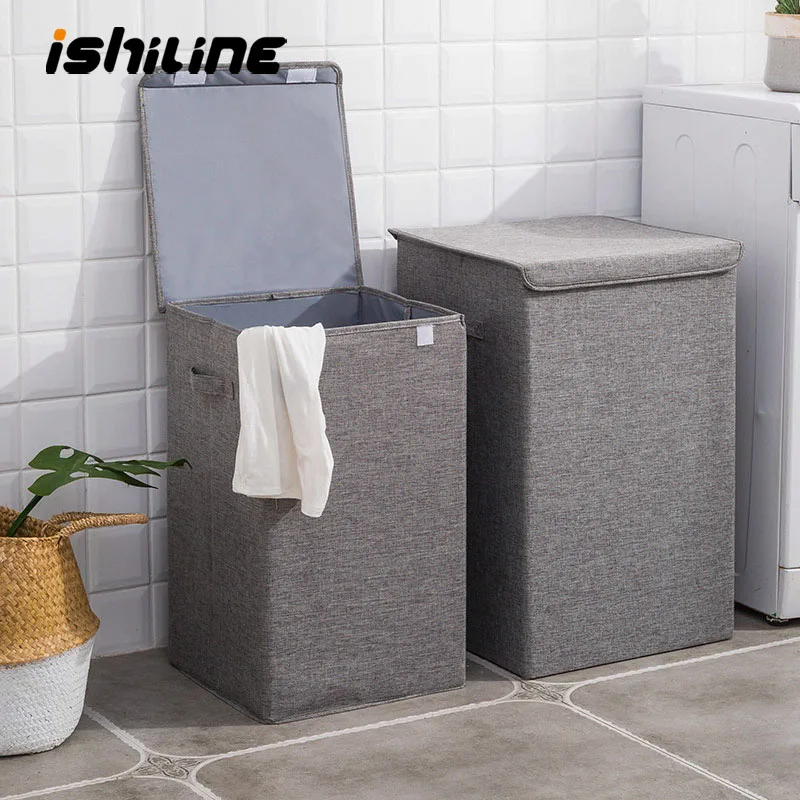 Fashion Cotton And Linen Collapsible Hamper Large Storage Waterproof Laundry Bucket Home Bathroom Needs Storage Basket
Fashion Cotton And Linen Collapsible Hamper Large Storage Waterproof Laundry Bucket Home Bathroom Needs Storage Basket
