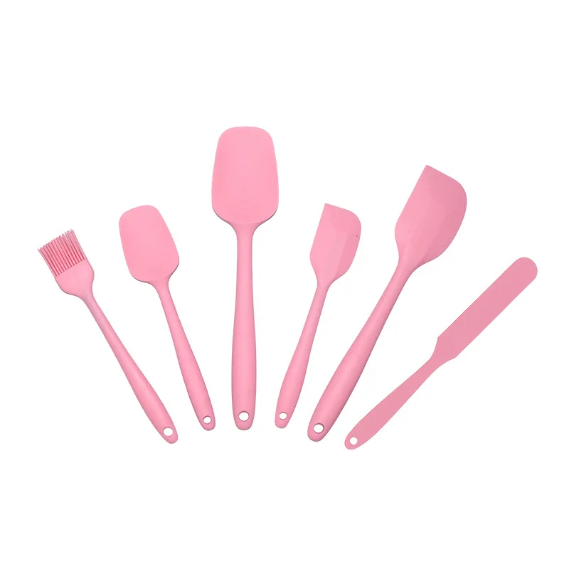Silicone Spatula Cookware Bakeware Cooking Baking Purple Pink Blue Green
