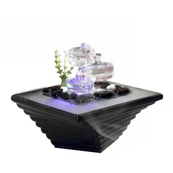 110V/220V Modern Creative Desktop Ceramic Glass Fountain Office Living Room Water Feature Humidifier Feng Shui Home Decoration
110V/220V Modern Creative Desktop Ceramic Glass Fountain Office Living Room Water Feature Humidifier Feng Shui Home Decoration