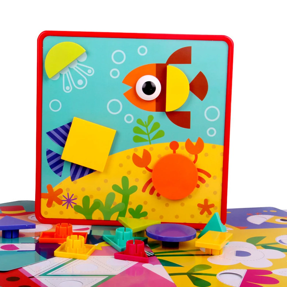 3D Puzzles Toys For Children Composite Picture Puzzle Creative Mosaic Mushroom Nail Kit Educational Toys Button Art Kids Toy
3D Puzzles Toys For Children Composite Picture Puzzle Creative Mosaic Mushroom Nail Kit Educational Toys Button Art Kids Toy