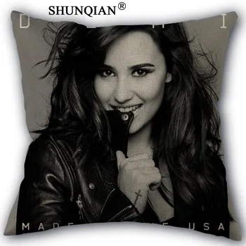 Demi Lovato Pillowcase Custom Cotton Linen Square Decorative Pillow Cases Cover Zippered 45x45cm one side
Demi Lovato Pillowcase Custom Cotton Linen Square Decorative Pillow Cases Cover Zippered 45x45cm one side