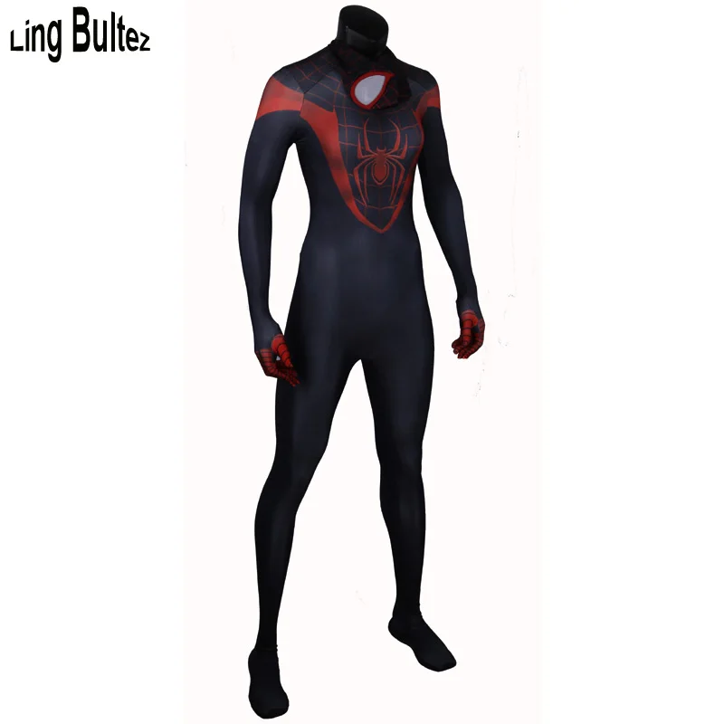 Ling Bultez High Quality Ultimate Miles Morales Spider-Man Costume 3D Printing Spandex Lycra Fullbody Spiderman Costume
Ling Bultez High Quality Ultimate Miles Morales Spider-Man Costume 3D Printing Spandex Lycra Fullbody Spiderman Costume