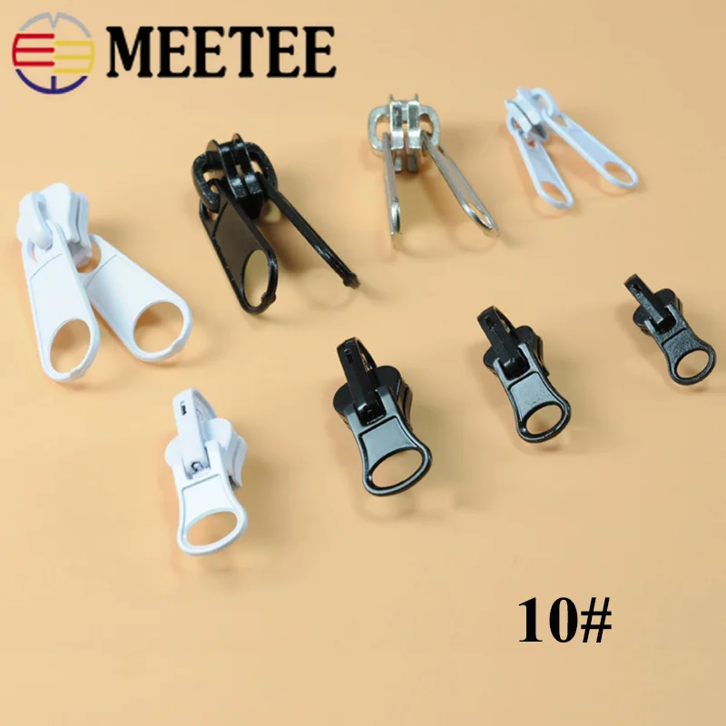 Meetee 5pcs 10# Resin Zipper Head Slider for Double Side Resin Zip Outdoor Backpack Bags DIY Garment Sewing Accessories AP603
Meetee 5pcs 10# Resin Zipper Head Slider for Double Side Resin Zip Outdoor Backpack Bags DIY Garment Sewing Accessories AP603