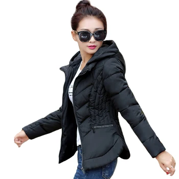 Solid Color Slim Winter Jacket Women Hooded Stand Collar Womens Winter Jackets Female Coat Short Parka Casaco Feminino Inverno
Solid Color Slim Winter Jacket Women Hooded Stand Collar Womens Winter Jackets Female Coat Short Parka Casaco Feminino Inverno