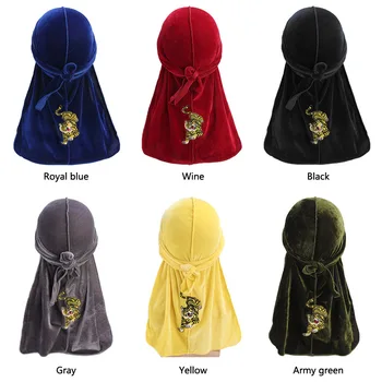 New tiger pattern embroidery Durag Turban headwrap doo do rag Bandanas Headwear Headband Hair Cover Accessories Waves Cap
New tiger pattern embroidery Durag Turban headwrap doo do rag Bandanas Headwear Headband Hair Cover Accessories Waves Cap