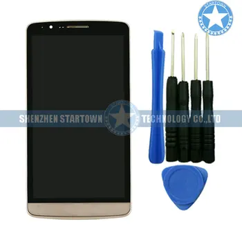 Gold LCD Display Touch Digitizer Screen Glass Panel Replacement +Frame For LG G3 D850 D851 D855 VS985 LS990 with tools
Gold LCD Display Touch Digitizer Screen Glass Panel Replacement +Frame For LG G3 D850 D851 D855 VS985 LS990 with tools