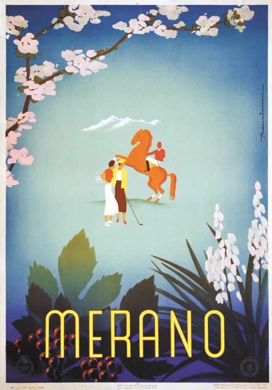 Фото Постеры для путешествий Италия спорт гольф классические настенные наклейки