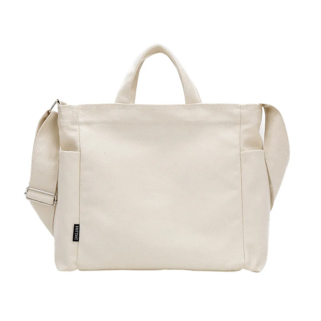 Messenger Shoulder Bag Casual Solid Canvas Breathable Light Shopping Bag Large-capacity Handbag Wholesale
Messenger Shoulder Bag Casual Solid Canvas Breathable Light Shopping Bag Large-capacity Handbag Wholesale
