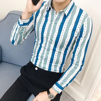 2019 premium brand Fashion men autumn pure cotton long sleeve shirts/Male stripe lapel Business shirt Man clothing Tops S-3XL
2019 premium brand Fashion men autumn pure cotton long sleeve shirts/Male stripe lapel Business shirt Man clothing Tops S-3XL