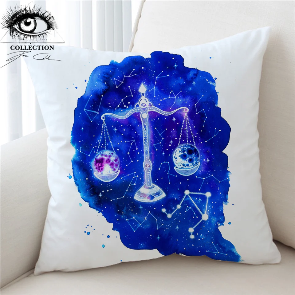 Waage by Pixie Cold Art Cushion Cover Libra Scales Throw Pillow Cover Constellation Signs Pillowcase Galaxy Stars Throw Cover
Waage by Pixie Cold Art Cushion Cover Libra Scales Throw Pillow Cover Constellation Signs Pillowcase Galaxy Stars Throw Cover
