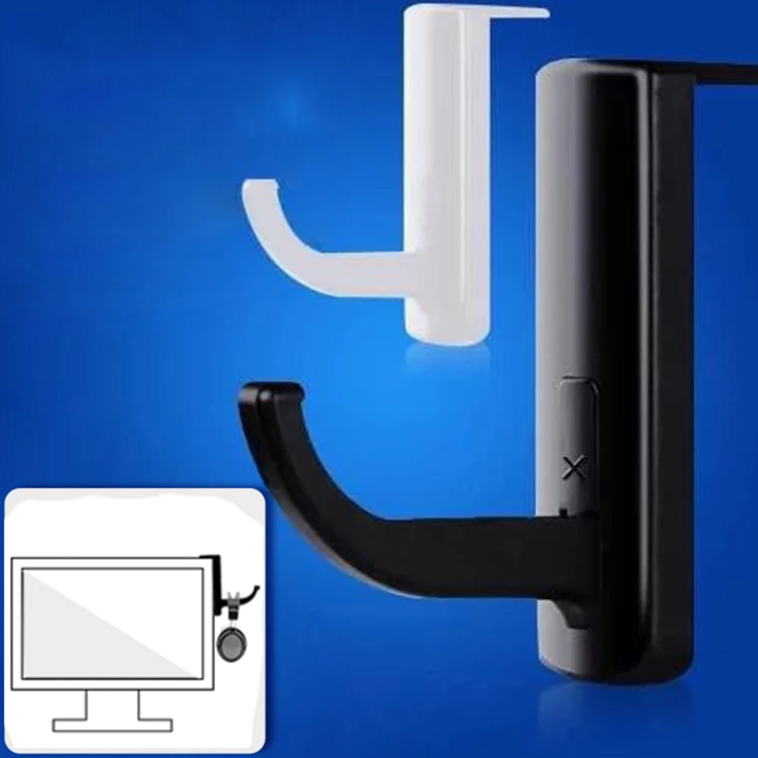 Marsnaska New Hot Black White Durable Headphone Stand Universal Headset Hanger Wall Hook PC Monitor Earphone Stand Rack Holder
Marsnaska New Hot Black White Durable Headphone Stand Universal Headset Hanger Wall Hook PC Monitor Earphone Stand Rack Holder
