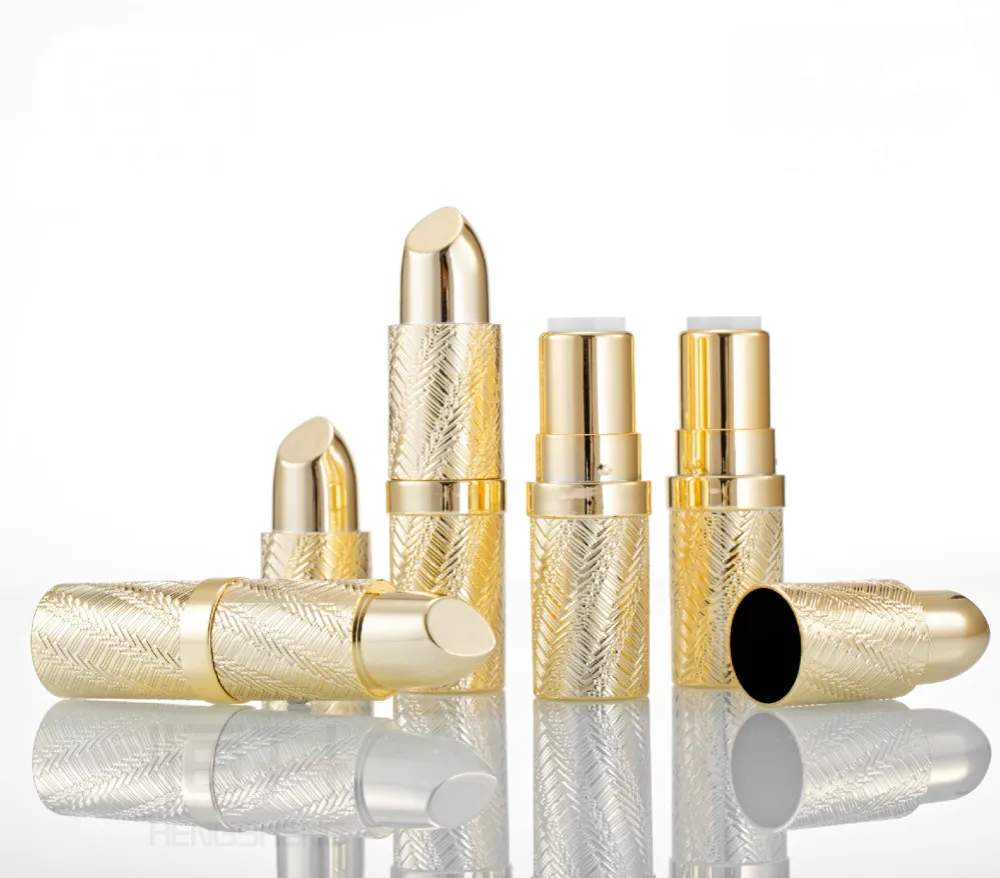 100 pcs empty gold bullet shape lipstick tube LIPSTICK shell 12.1mm mold material 
100 pcs empty gold bullet shape lipstick tube LIPSTICK shell 12.1mm mold material