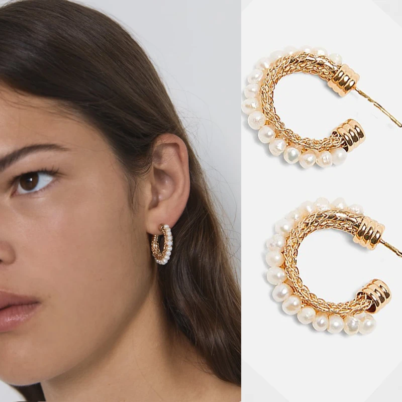 Dvacaman ZA Designs Simulated Pearl Earrings For Women Vintage Geometric Round Gold Metal Drop Dangle Earrings Fashion Jewelry
Dvacaman ZA Designs Simulated Pearl Earrings For Women Vintage Geometric Round Gold Metal Drop Dangle Earrings Fashion Jewelry
