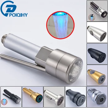POIQIHY Chrome/ Nickel/black/golden Kitchen Faucet Sprayer Dual Outlet Water Sprayer Replace Spout LED Sprayer Pull Out Faucet
POIQIHY Chrome/ Nickel/black/golden Kitchen Faucet Sprayer Dual Outlet Water Sprayer Replace Spout LED Sprayer Pull Out Faucet
