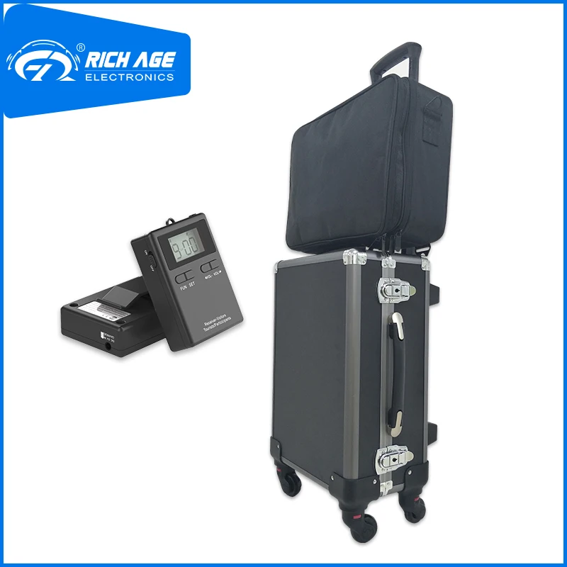 RichiTek Audio Guide System Tour Headset 4 Transmitters+81 Receivers For Hajj With Condenser Microphone
RichiTek Audio Guide System Tour Headset 4 Transmitters+81 Receivers For Hajj With Condenser Microphone