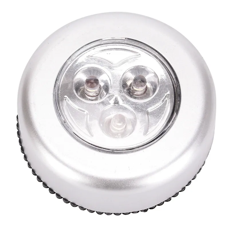 Round 3LED Push Touch Light Battery Powered On/off Self-stick Touch Portable Light Night Light Click Lamp
Round 3LED Push Touch Light Battery Powered On/off Self-stick Touch Portable Light Night Light Click Lamp