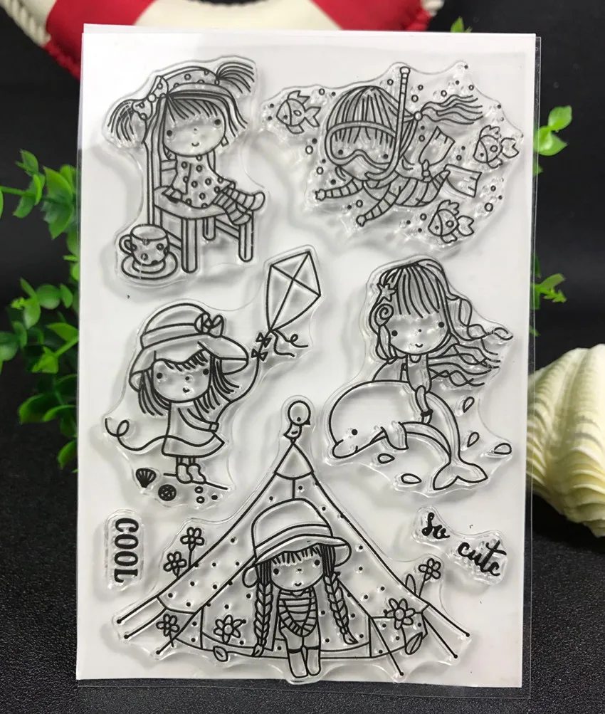 Travel girl Transparent Clear Silicone Stamp/Seal for DIY scrapbooking/photo album Decorative clear stamp
Travel girl Transparent Clear Silicone Stamp/Seal for DIY scrapbooking/photo album Decorative clear stamp
