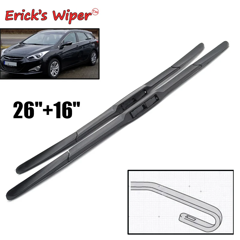 Erick's Wiper Front Hybrid Wiper Blades For Hyundai i40 2011- 2019 2018 2017 2016 2015 Windshield Windscreen Front Window 26"16"
Erick's Wiper Front Hybrid Wiper Blades For Hyundai i40 2011- 2019 2018 2017 2016 2015 Windshield Windscreen Front Window 26"16"