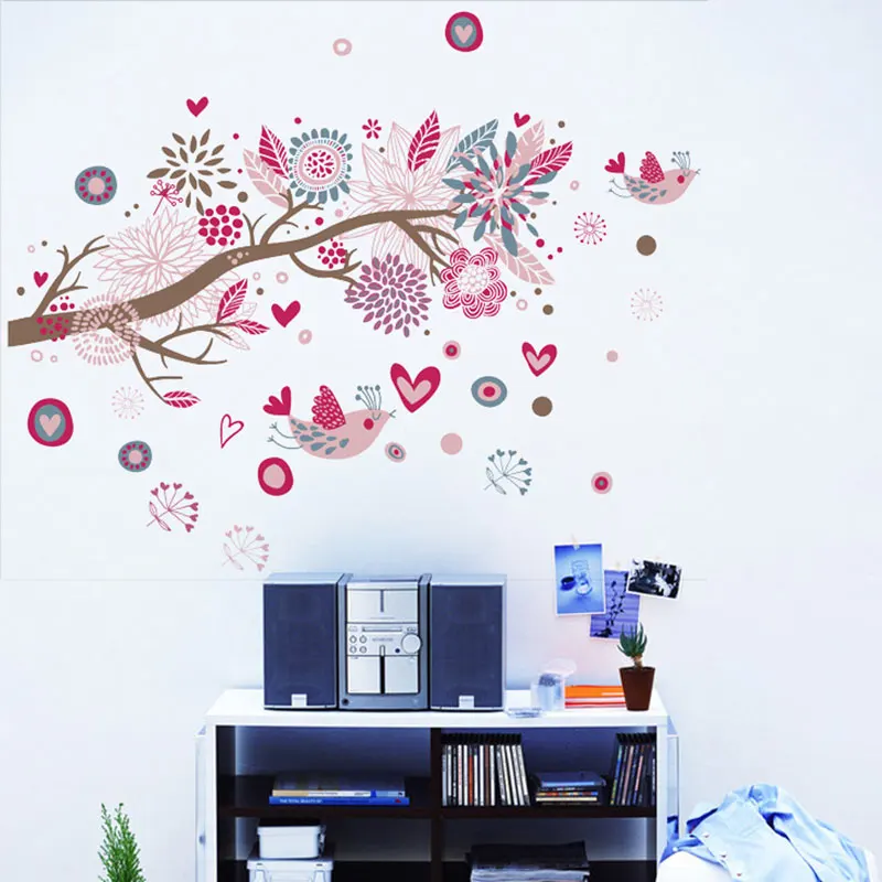 Bohemia Style Sea of Dreams Beautiful Flowers Birds Wall Stickers for Living Room Bedroom Kids Room Art Decals Waterproof Murals
Bohemia Style Sea of Dreams Beautiful Flowers Birds Wall Stickers for Living Room Bedroom Kids Room Art Decals Waterproof Murals