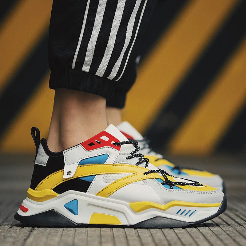 Baideng Height Increasing Men Dad Running Shoes Breathable Mesh Sports Shoes Male Thick Sole Comfortable Man Sneakers Zapatillas
Baideng Height Increasing Men Dad Running Shoes Breathable Mesh Sports Shoes Male Thick Sole Comfortable Man Sneakers Zapatillas