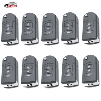 KEYECU 10Pcs 3 Button Upgraded Flip Remote Car Key Fob 433MHz 4D63 80bits Chip for Mazda 2/6 2010-2013 P/N:Mitsubishi SKE126-01
KEYECU 10Pcs 3 Button Upgraded Flip Remote Car Key Fob 433MHz 4D63 80bits Chip for Mazda 2/6 2010-2013 P/N:Mitsubishi SKE126-01