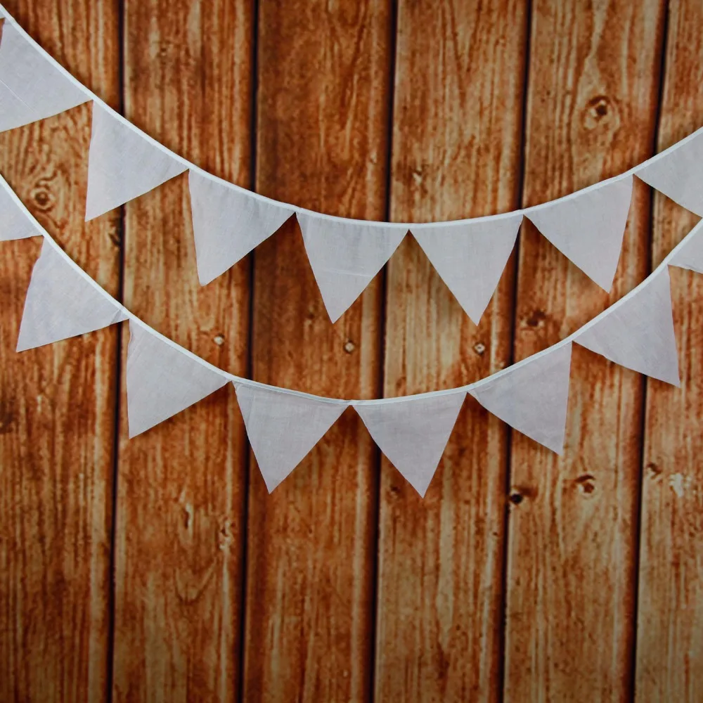 3.2m 12 Flags Plain White Cotton Fabric Bunting Mariage Vintage Wedding Decoration Banner Home Decoration Garland
3.2m 12 Flags Plain White Cotton Fabric Bunting Mariage Vintage Wedding Decoration Banner Home Decoration Garland