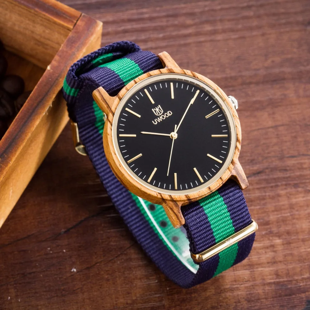

Wood Watch Fashion Casual Watches Men Wristwatch Nato Strap Quartz Sport Wrist Watch Men's Clock Male Xfcs Reloj