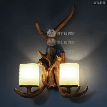 lamp light antlers American country retro resin lamp bedside lamp wall lamp designer's angle of Changlu balcony
lamp light antlers American country retro resin lamp bedside lamp wall lamp designer's angle of Changlu balcony