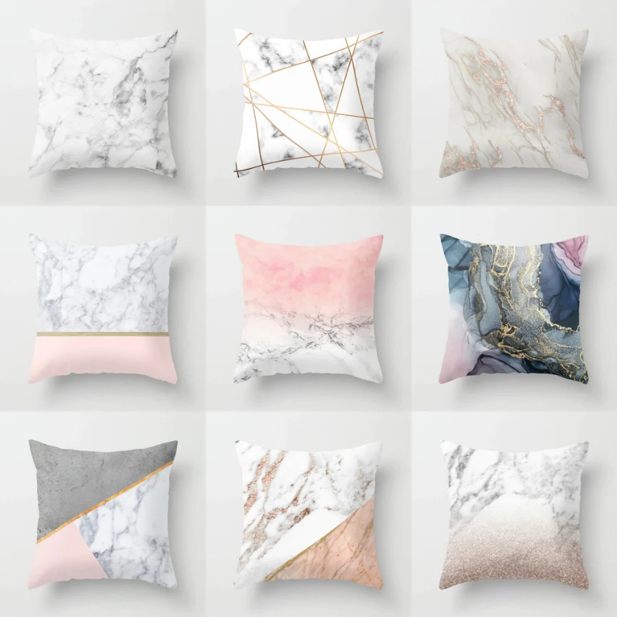 18'' Elife Nordic Rose gold Marble Polyester Geometric Cushion Cover Square Pillows Cover For Sofa Car waist Home Decorative
18'' Elife Nordic Rose gold Marble Polyester Geometric Cushion Cover Square Pillows Cover For Sofa Car waist Home Decorative