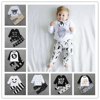 Spring and Autumn baby boy clothes baby clothing set fashion cotton long-sleeved T-shirt+pants Newborn baby clothes wholesale
Spring and Autumn baby boy clothes baby clothing set fashion cotton long-sleeved T-shirt+pants Newborn baby clothes wholesale