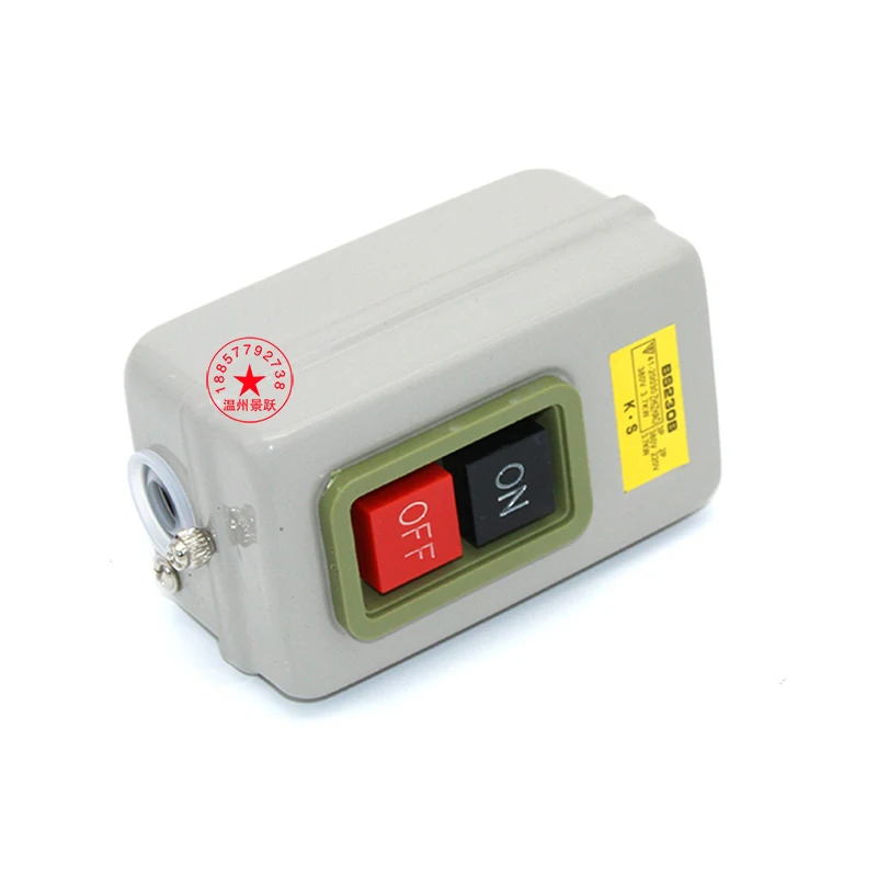 BS230B Push Button Switch Box Three-phase Snap Switch 380 V Power Switch Start Switch
BS230B Push Button Switch Box Three-phase Snap Switch 380 V Power Switch Start Switch