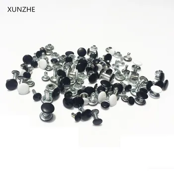 XUNZHE 100/set DIY Luggage Accessories Shoes Decorative Leather Clothing Accessories of black and white double-sided rivets
XUNZHE 100/set DIY Luggage Accessories Shoes Decorative Leather Clothing Accessories of black and white double-sided rivets