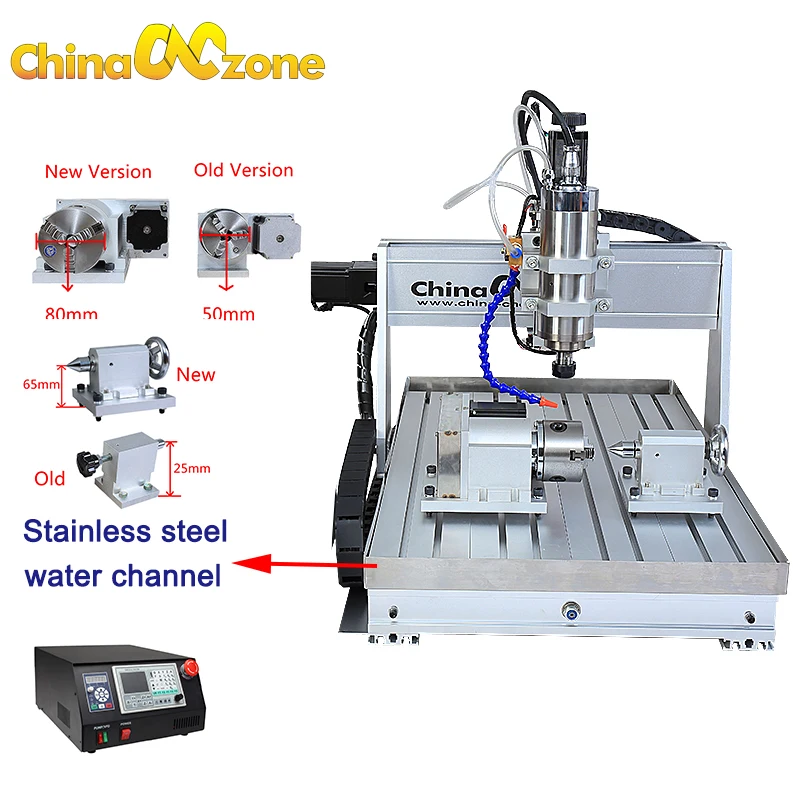 CNC 6040 Router 2.2KW 4axis DSP CNC Controller Machine For Wood Carving Engraver Machine Cooling Control Box
CNC 6040 Router 2.2KW 4axis DSP CNC Controller Machine For Wood Carving Engraver Machine Cooling Control Box