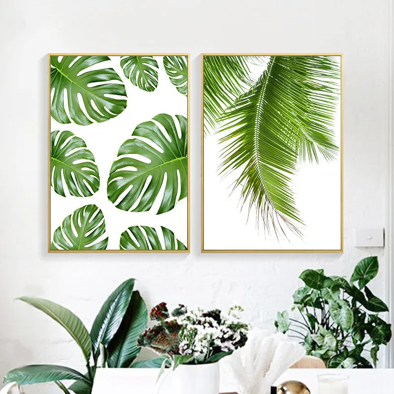 Nordic Minimalist Green Plant Art Canvas Painting Print Tropical Palm Leaf Poster Wall For Living Room Modern Home Decor AL066
Nordic Minimalist Green Plant Art Canvas Painting Print Tropical Palm Leaf Poster Wall For Living Room Modern Home Decor AL066