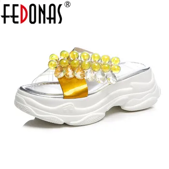 FEDONAS Fashion Women Slipper Flowers String Bead Decoration Fashion Sweet Casual Party Summer Shoes Woman Flats Basic Sandals
FEDONAS Fashion Women Slipper Flowers String Bead Decoration Fashion Sweet Casual Party Summer Shoes Woman Flats Basic Sandals